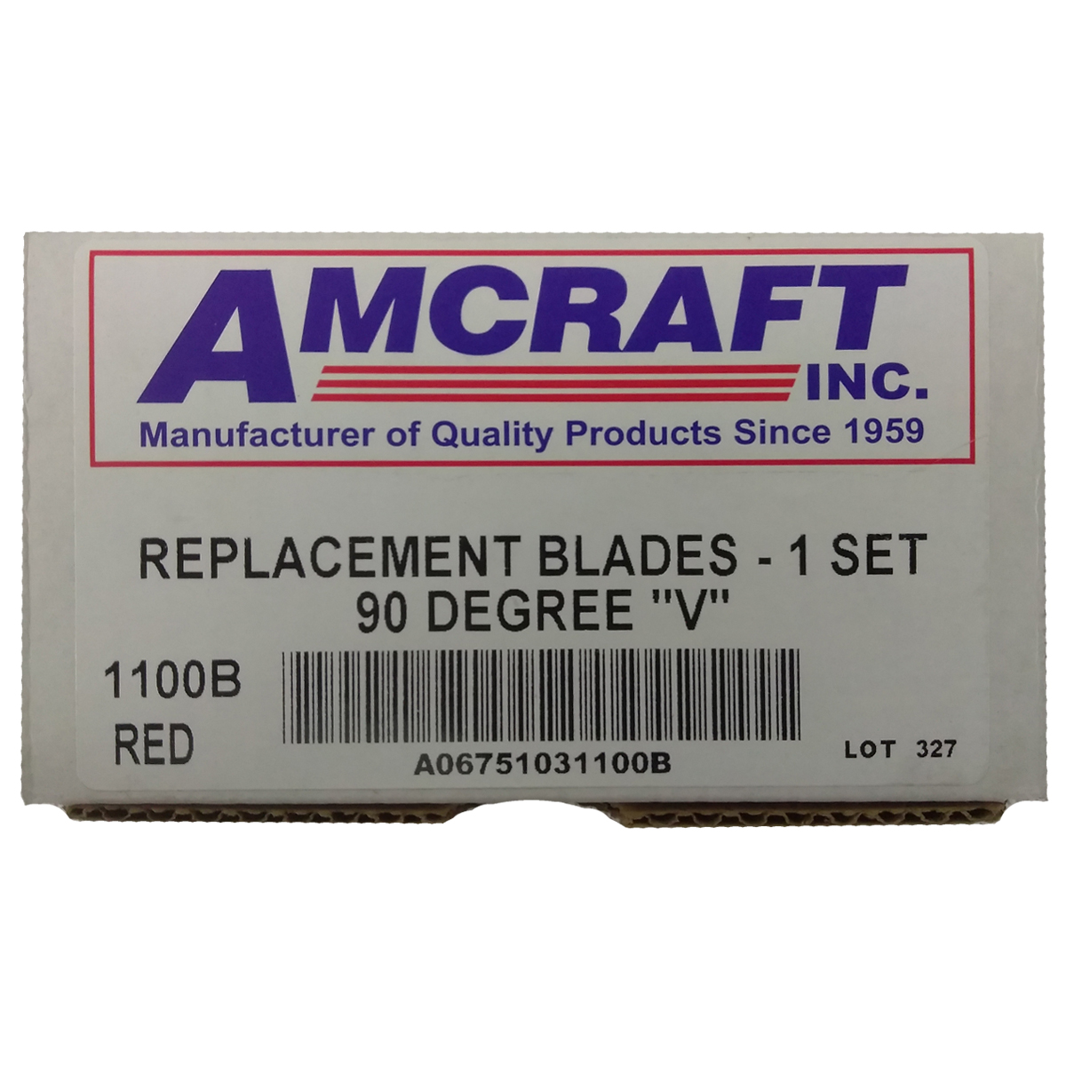 Amcraft Red 90 V or Miter Cut Replacement Blades